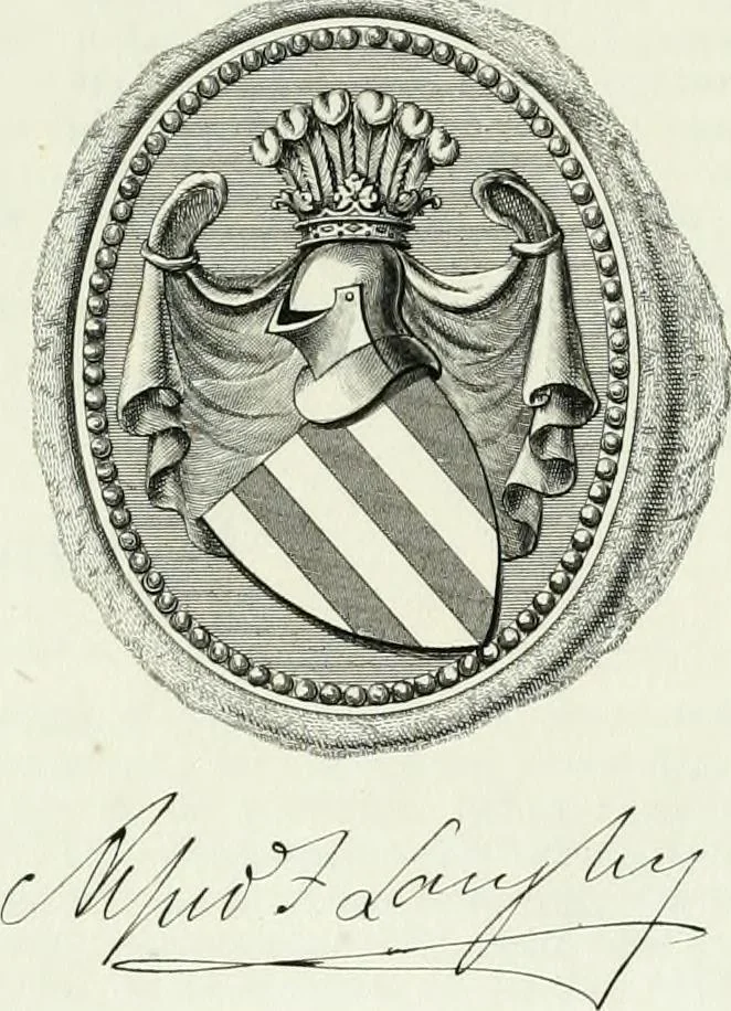 An illustration from Visitation of England and Wales, 1893, leaf 124