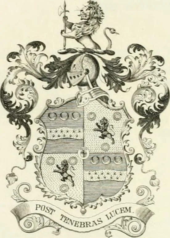 An illustration from Visitation of England and Wales, 1893, leaf 17