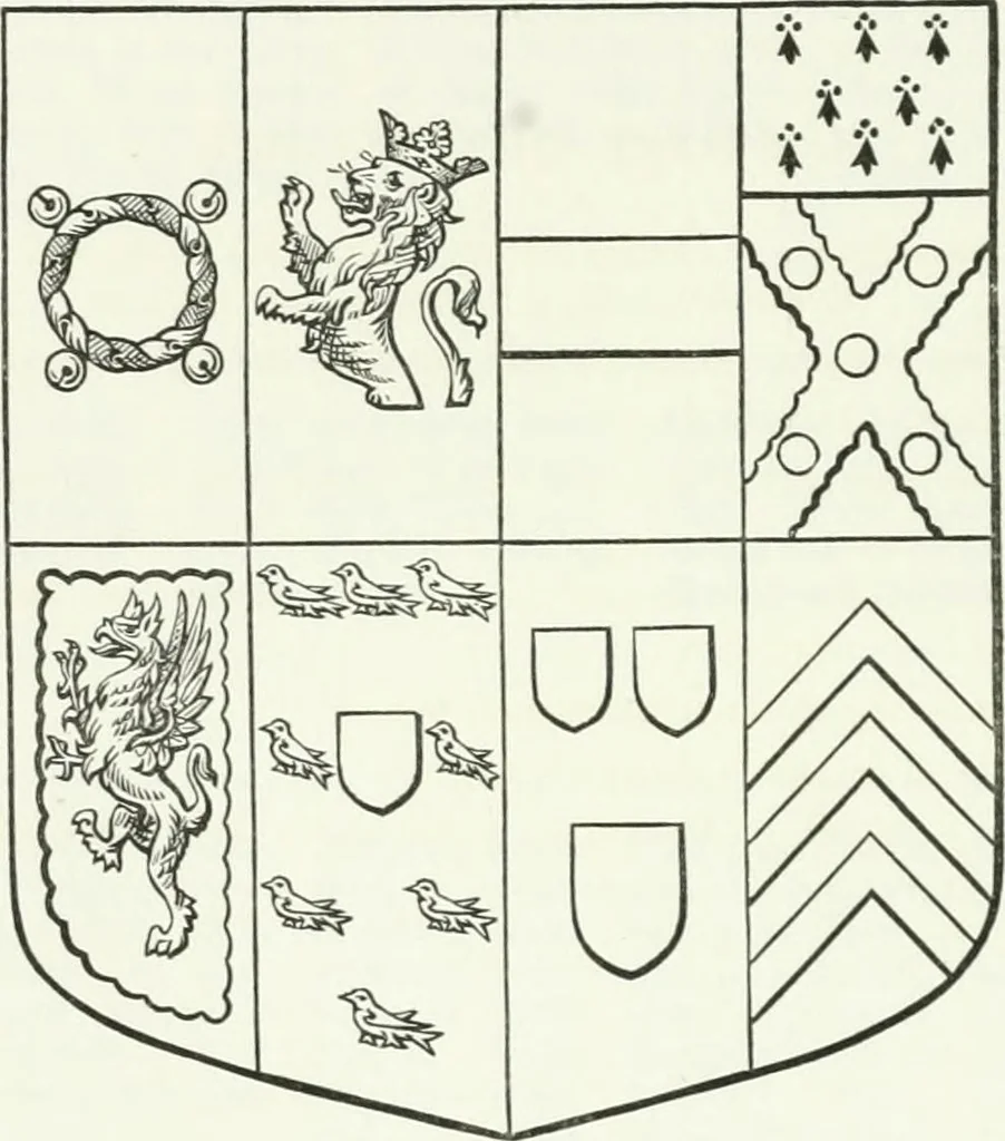 An illustration from Visitation of England and Wales, 1893, leaf 61