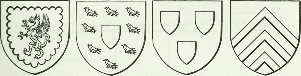 An illustration from Visitation of England and Wales, 1893, leaf 64