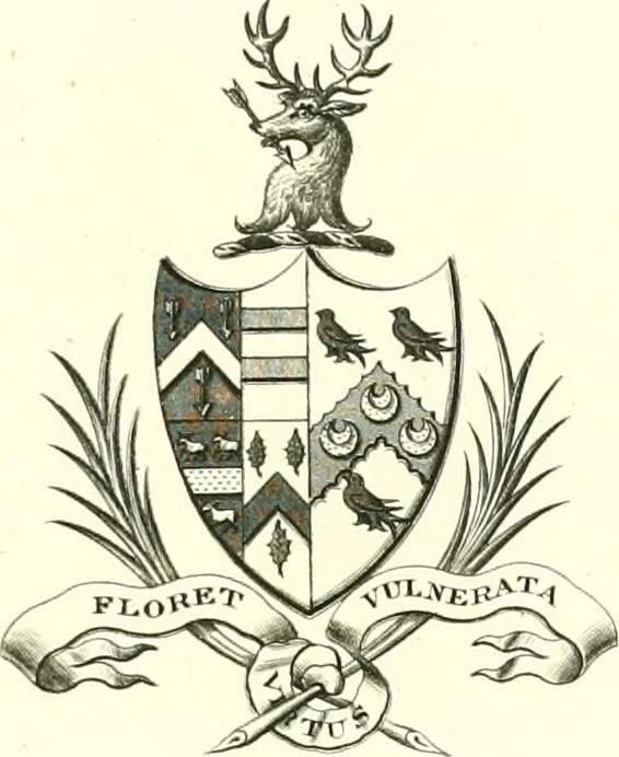 An illustration from Visitation of England and Wales, 1893, leaf 36