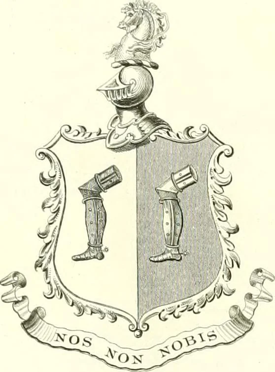 An illustration from Visitation of England and Wales, 1893, leaf 44