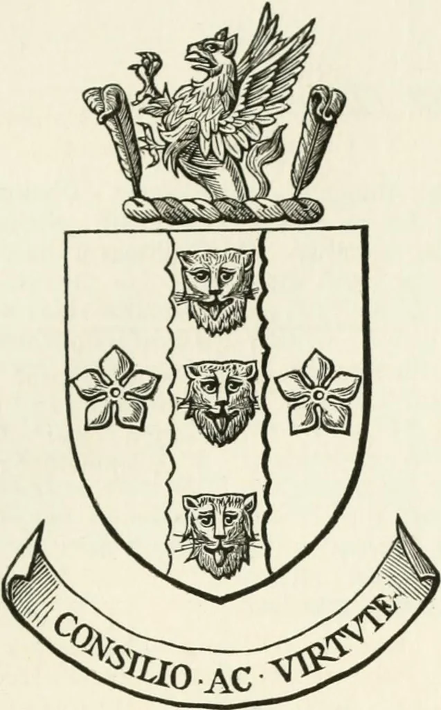 An illustration from Visitation of England and Wales, 1893, leaf 122