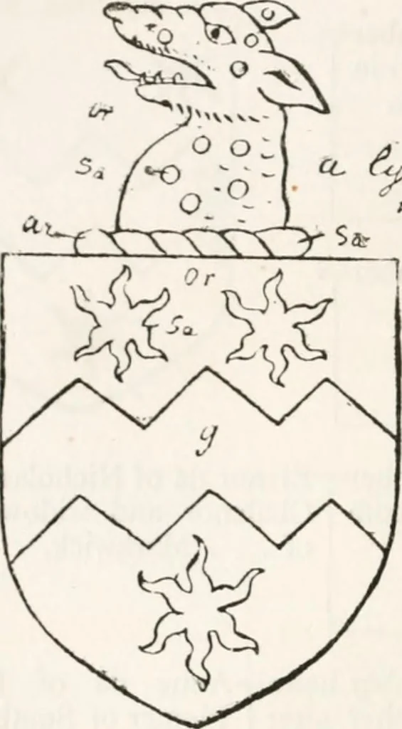 An illustration from Visitation of England and Wales, 1893, leaf 131