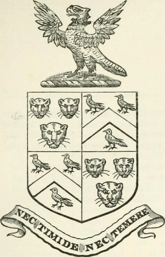 An illustration from Visitation of England and Wales, 1893, leaf 150