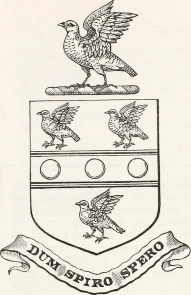 An illustration from Visitation of England and Wales, 1893, leaf 159