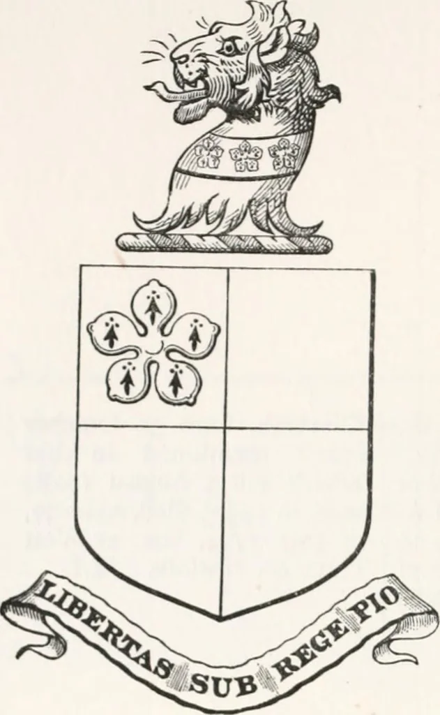 An illustration from Visitation of England and Wales, 1893, leaf 165