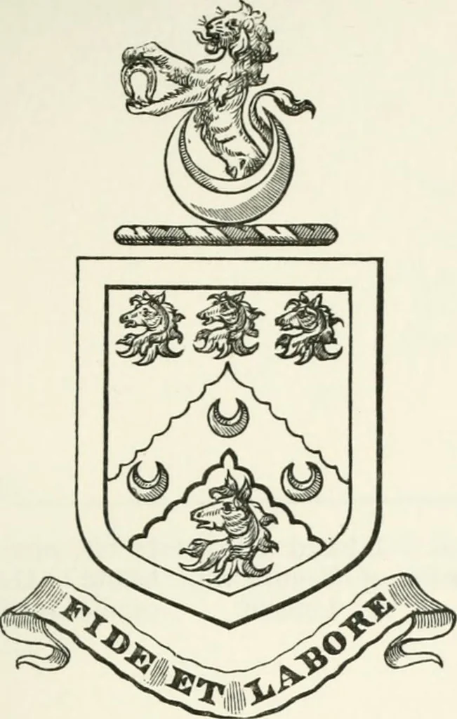 An illustration from Visitation of England and Wales, 1893, leaf 194