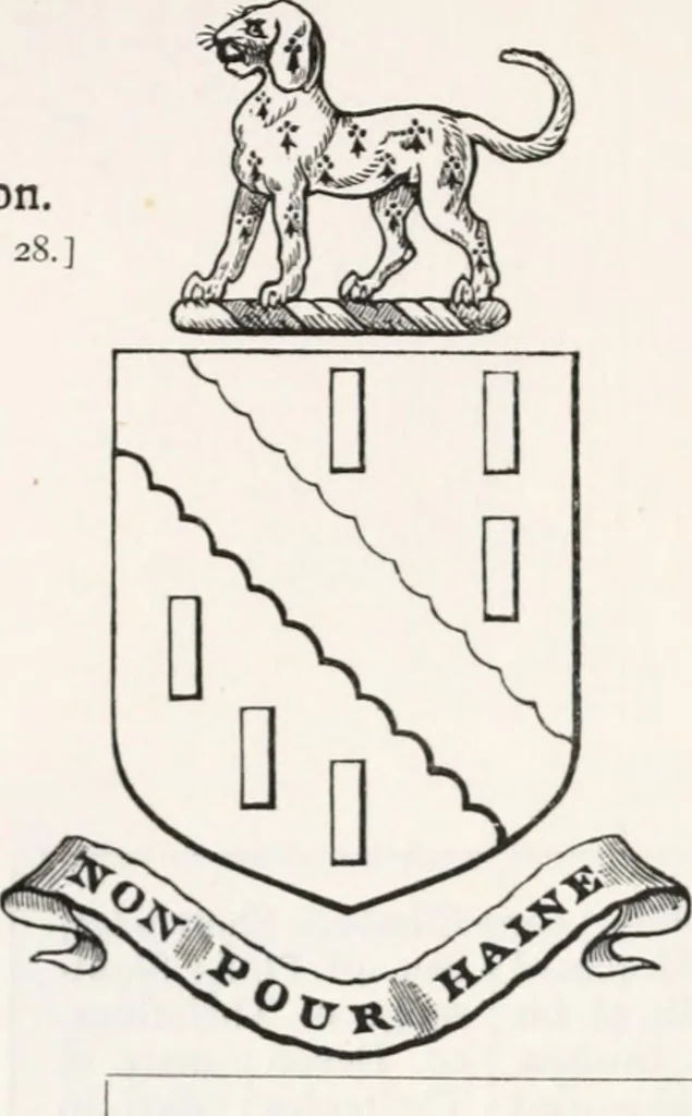 An illustration from Visitation of England and Wales, 1893, leaf 27