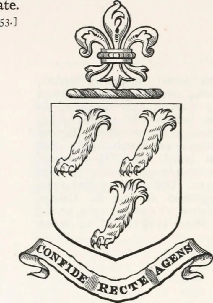 An illustration from Visitation of England and Wales, 1893, leaf 47