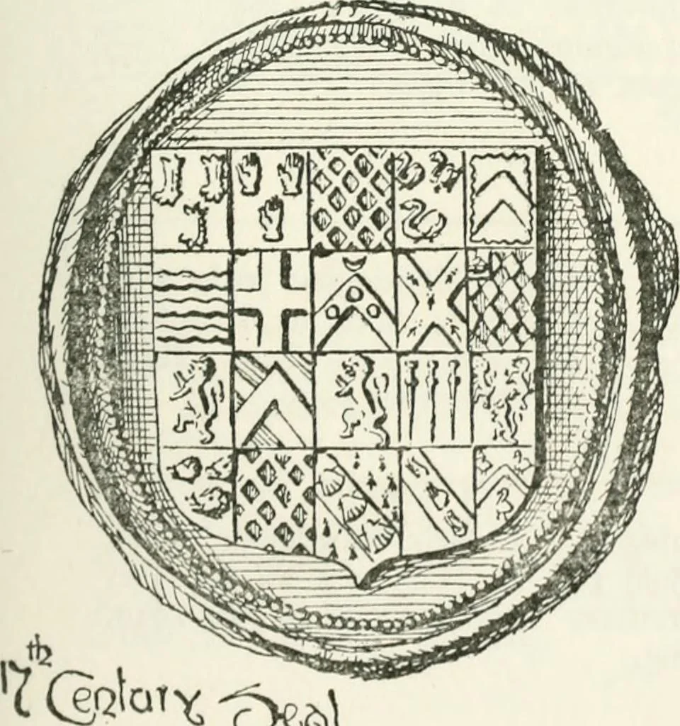 An illustration from Visitation of England and Wales, 1893, leaf 48