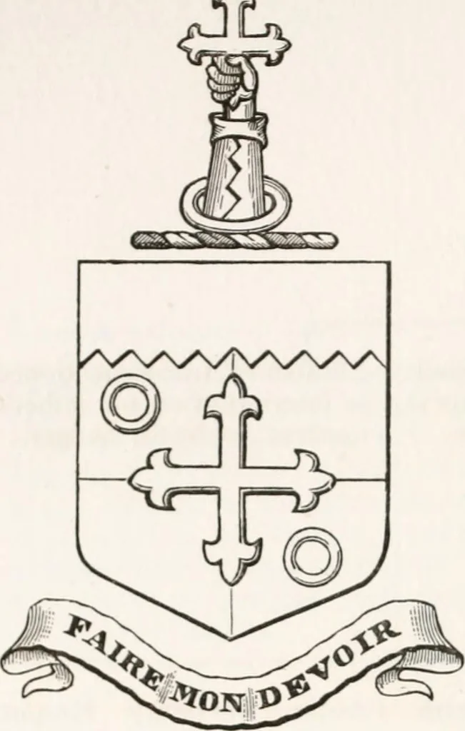 An illustration from Visitation of England and Wales, 1893, leaf 67