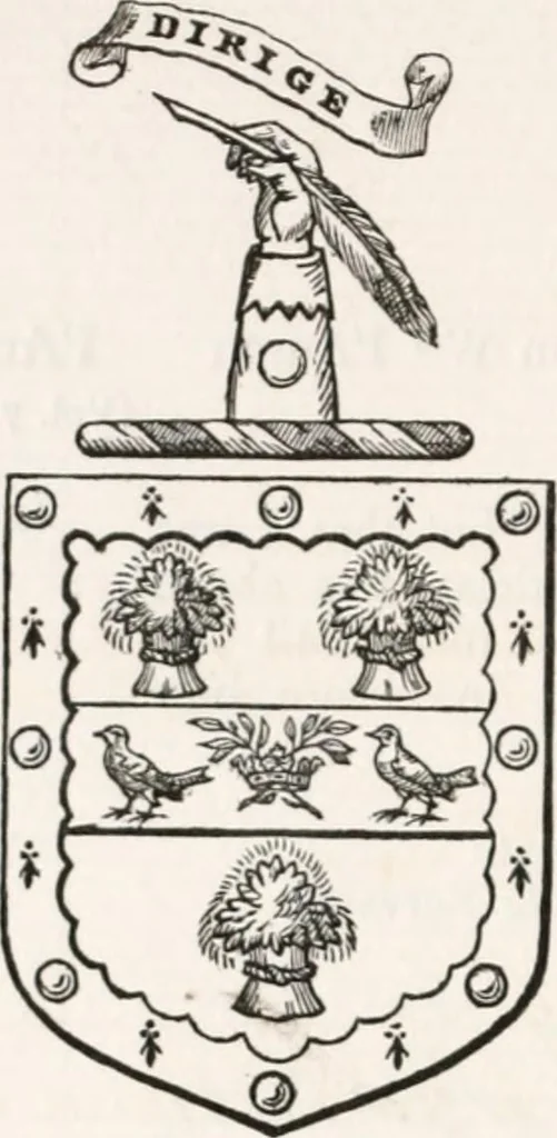 An illustration from Visitation of England and Wales, 1893, leaf 73