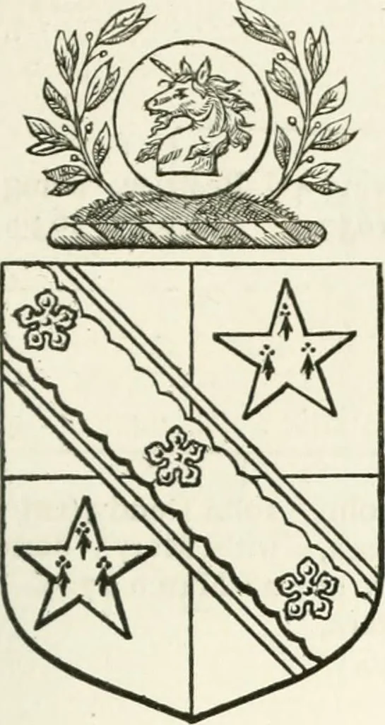 An illustration from Visitation of England and Wales, 1893, leaf 76