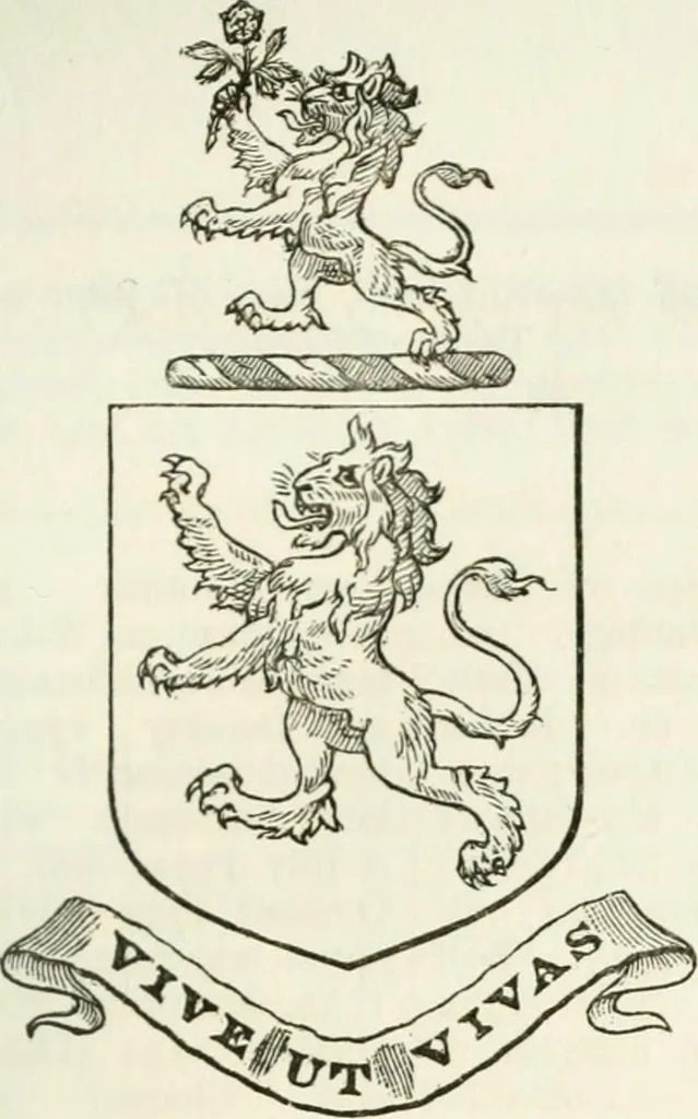 An illustration from Visitation of England and Wales, 1893, leaf 90