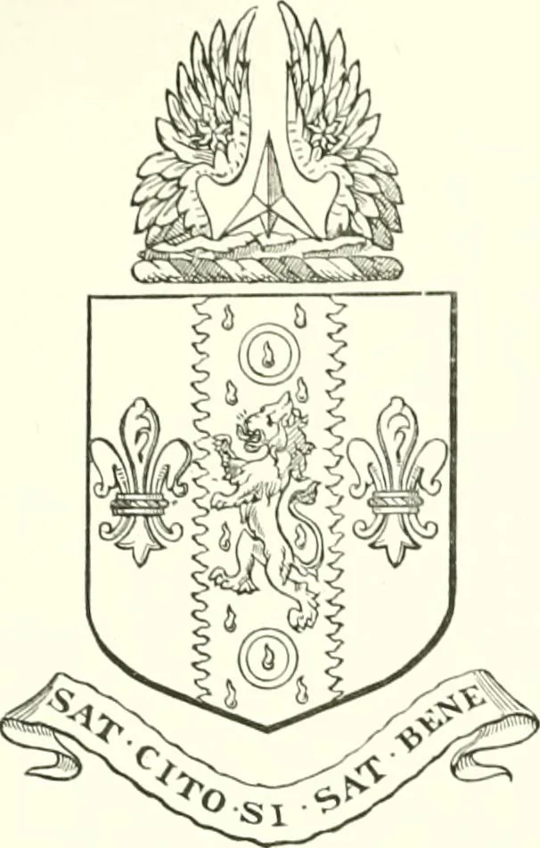 An illustration from Visitation of England and Wales, 1893, leaf 116