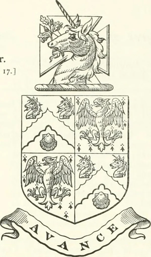 An illustration from Visitation of England and Wales, 1893, leaf 129