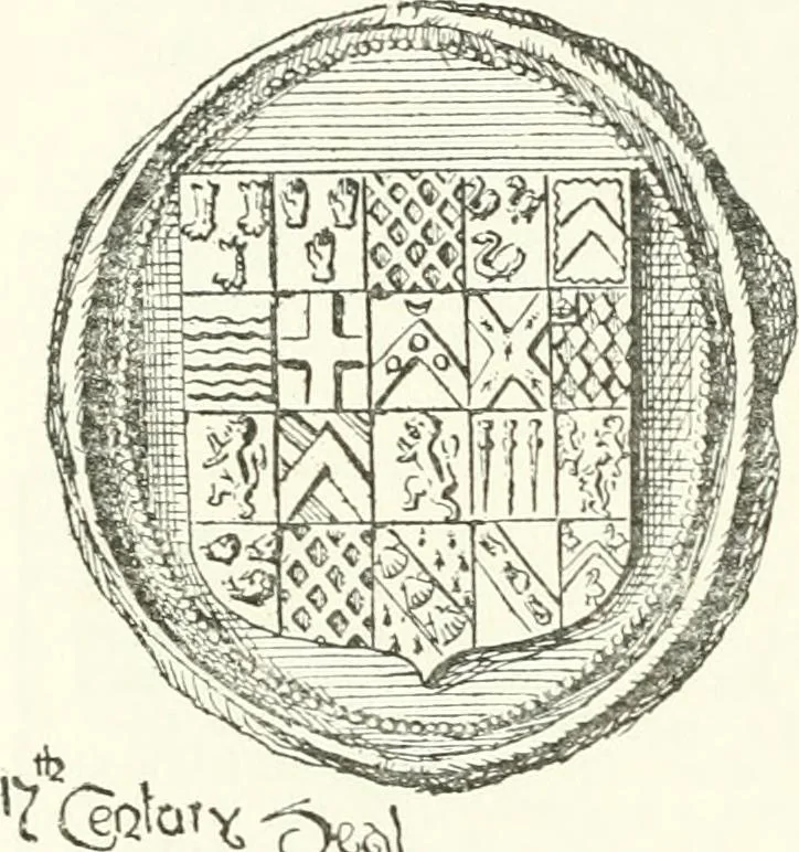 An illustration from Visitation of England and Wales, 1893, leaf 135