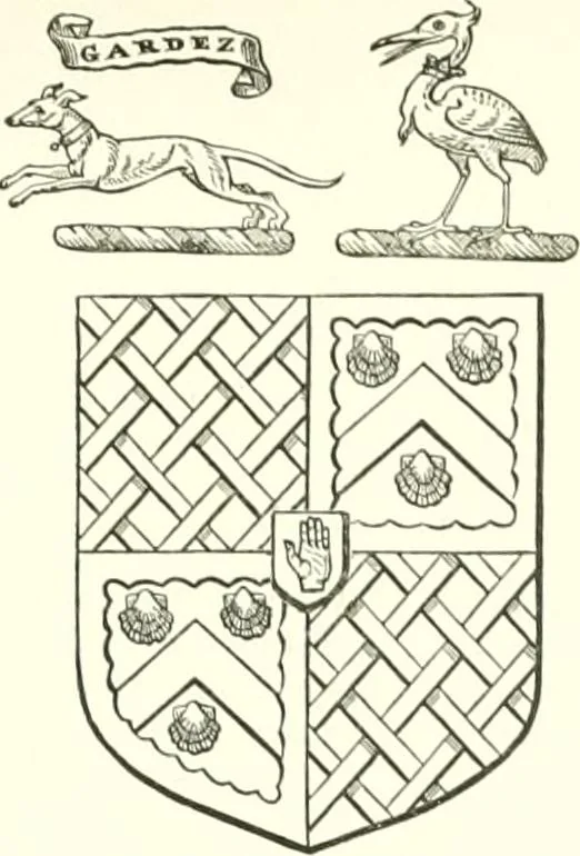 An illustration from Visitation of England and Wales, 1893, leaf 148