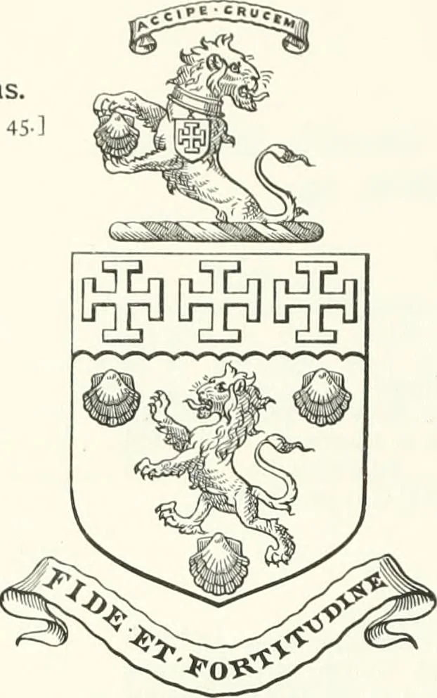 An illustration from Visitation of England and Wales, 1893, leaf 157