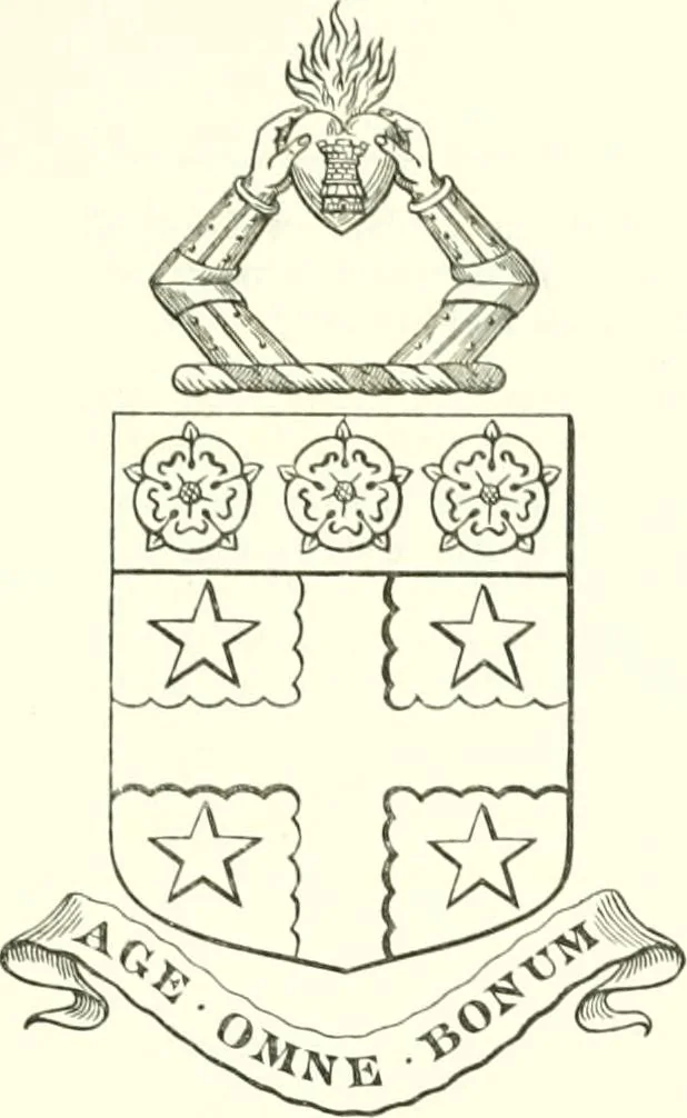 An illustration from Visitation of England and Wales, 1893, leaf 186