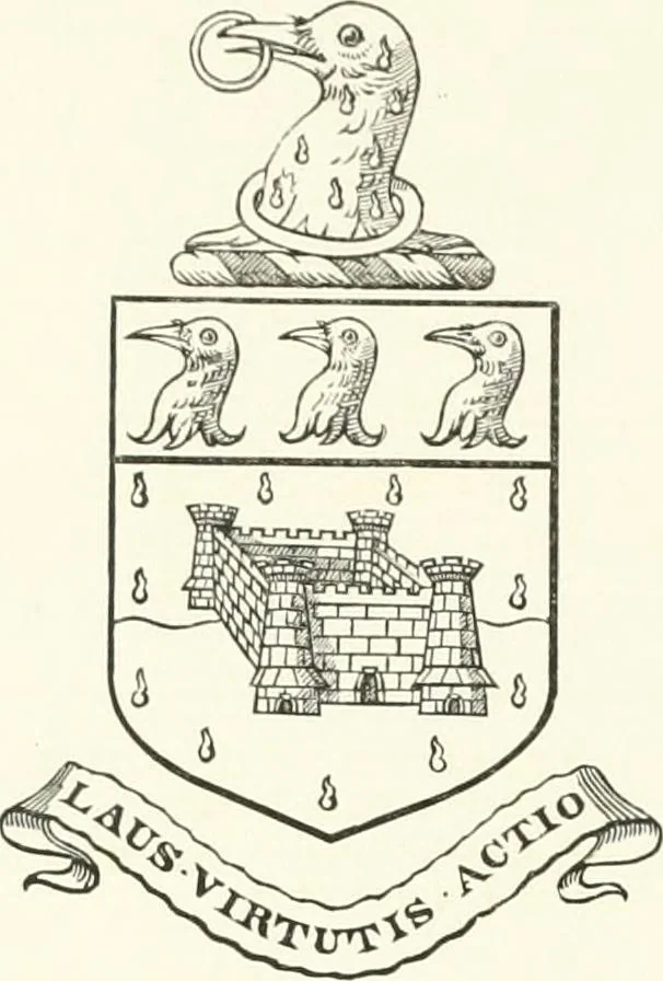 An illustration from Visitation of England and Wales, 1893, leaf 21