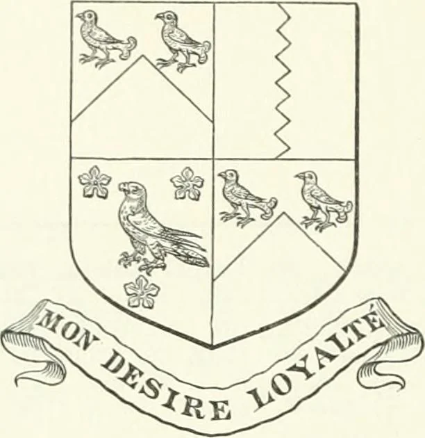 An illustration from Visitation of England and Wales, 1893, leaf 33