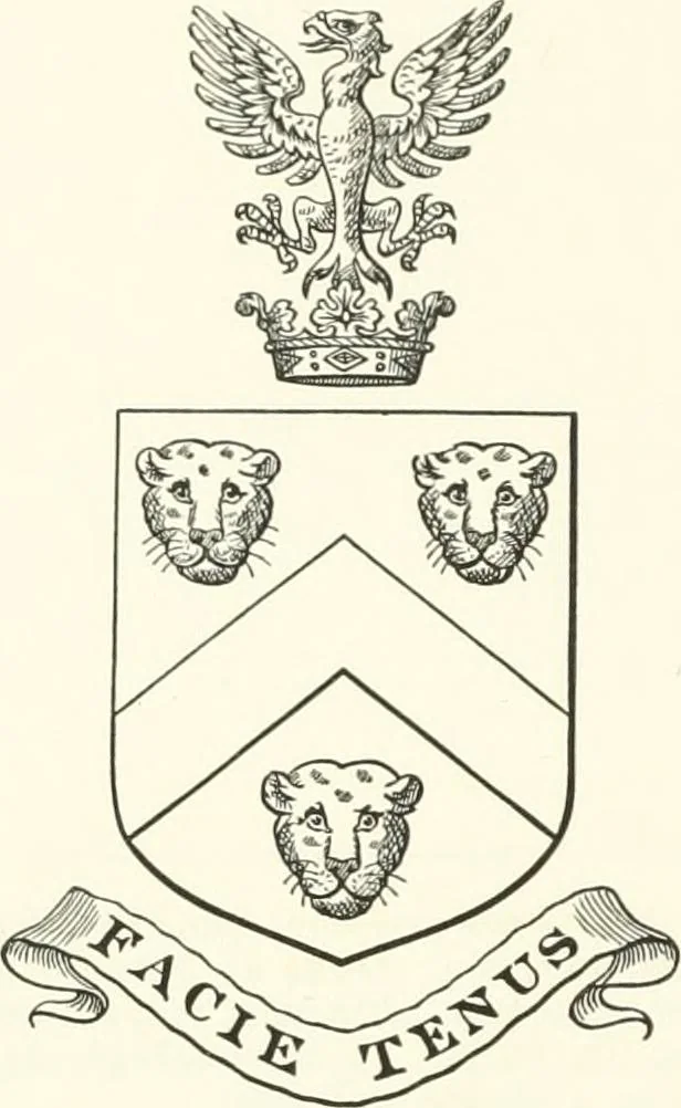 An illustration from Visitation of England and Wales, 1893, leaf 43