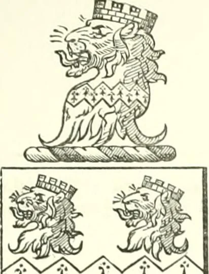 An illustration from Visitation of England and Wales, 1893, leaf 66