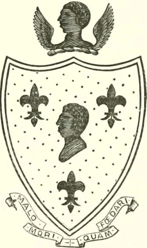 An illustration from Visitation of England and Wales, 1893, leaf 74