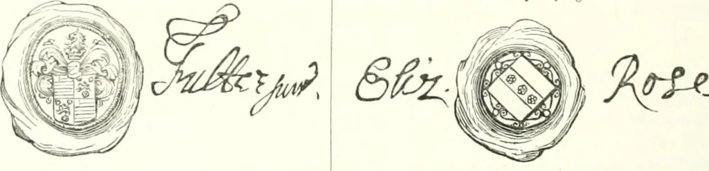 An illustration from Visitation of England and Wales, 1893, leaf 53