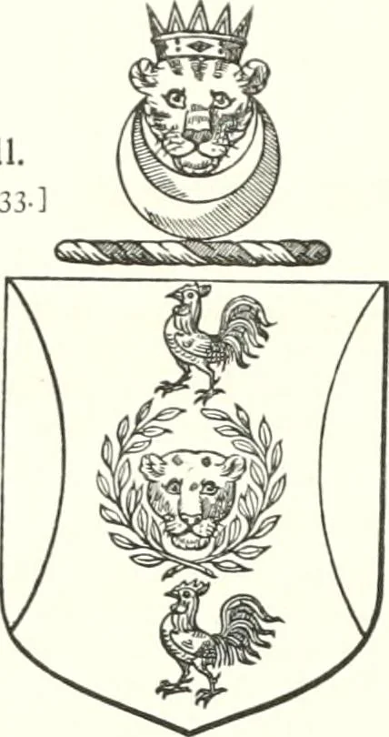 An illustration from Visitation of England and Wales, 1893, leaf 81