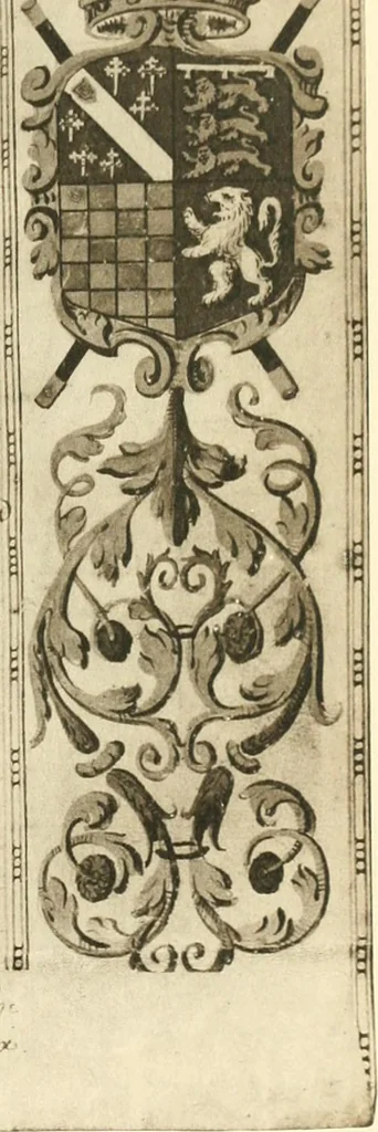 An illustration from Visitation of England and Wales, 1893, leaf 88