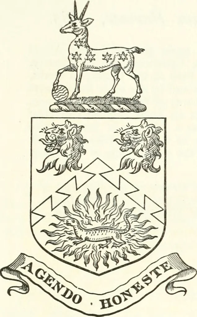 An illustration from Visitation of England and Wales, 1893, leaf 114