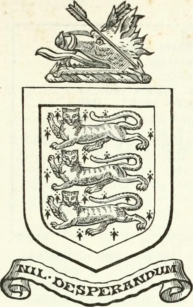 An illustration from Visitation of England and Wales, 1893, leaf 174
