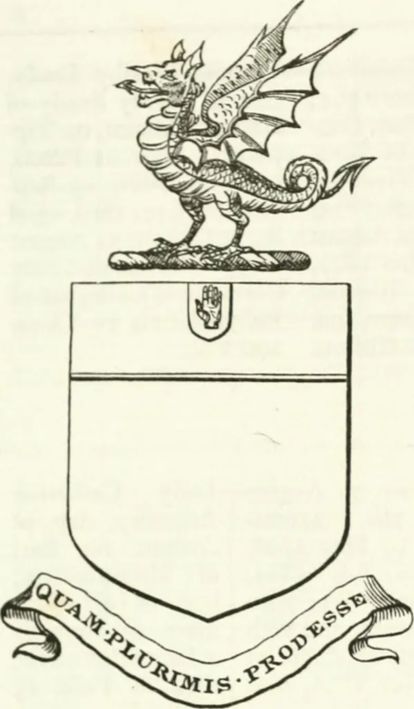 An illustration from Visitation of England and Wales, 1893, leaf 37