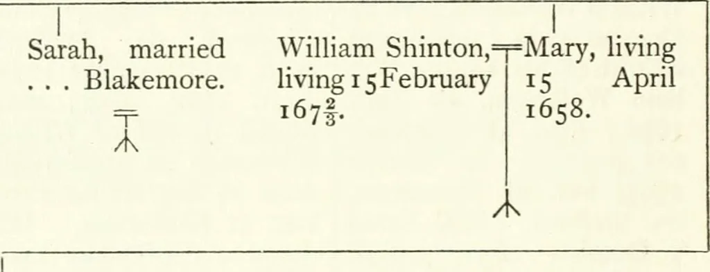 An illustration from Visitation of England and Wales, 1893, leaf 89