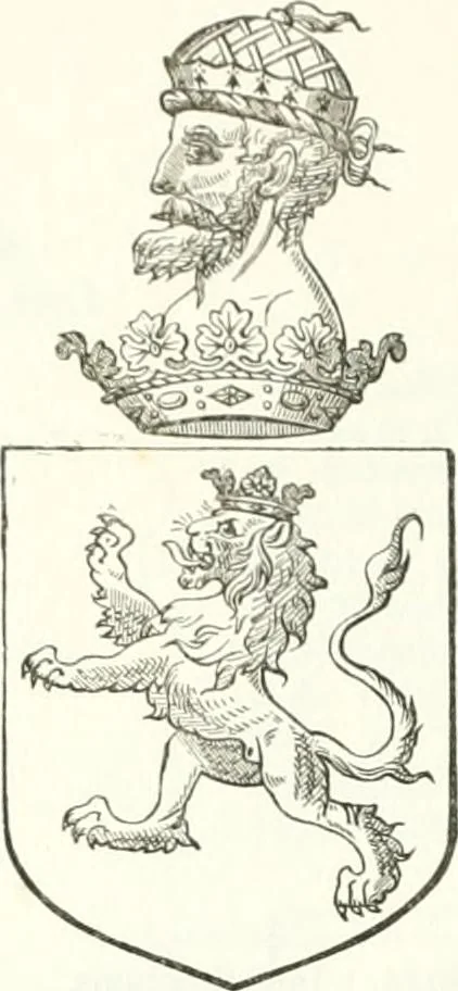 An illustration from Visitation of England and Wales, 1893, leaf 135