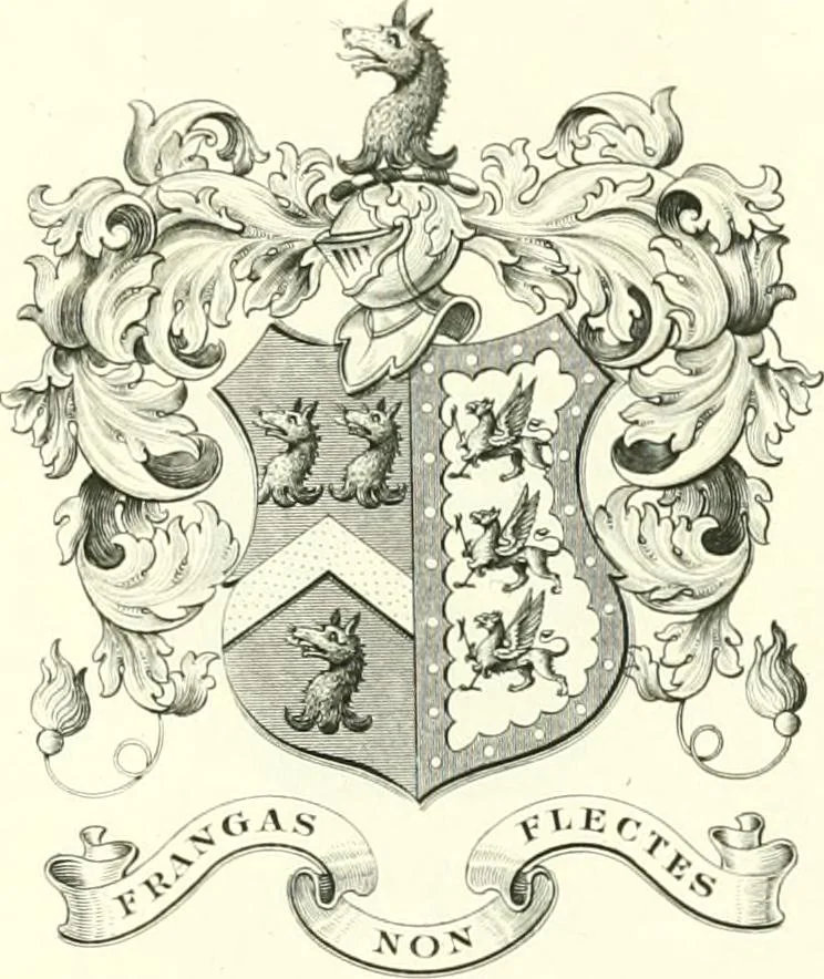 An illustration from Visitation of England and Wales, 1893, leaf 194