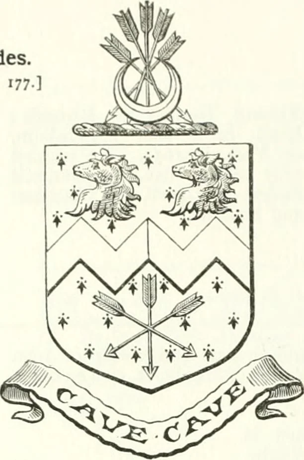An illustration from Visitation of England and Wales, 1893, leaf 57