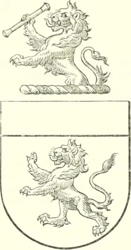 An illustration from Visitation of England and Wales, 1893, leaf 72