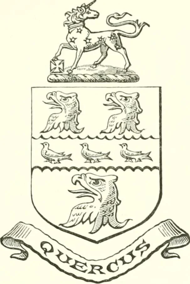 An illustration from Visitation of England and Wales, 1893, leaf 92
