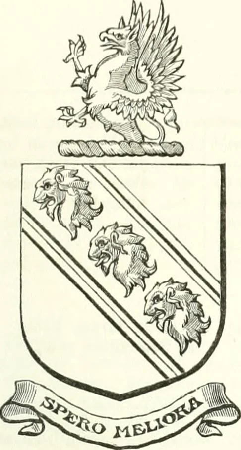 An illustration from Visitation of England and Wales, 1893, leaf 128