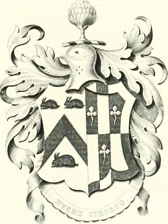 An illustration from Visitation of England and Wales, 1893, leaf 142