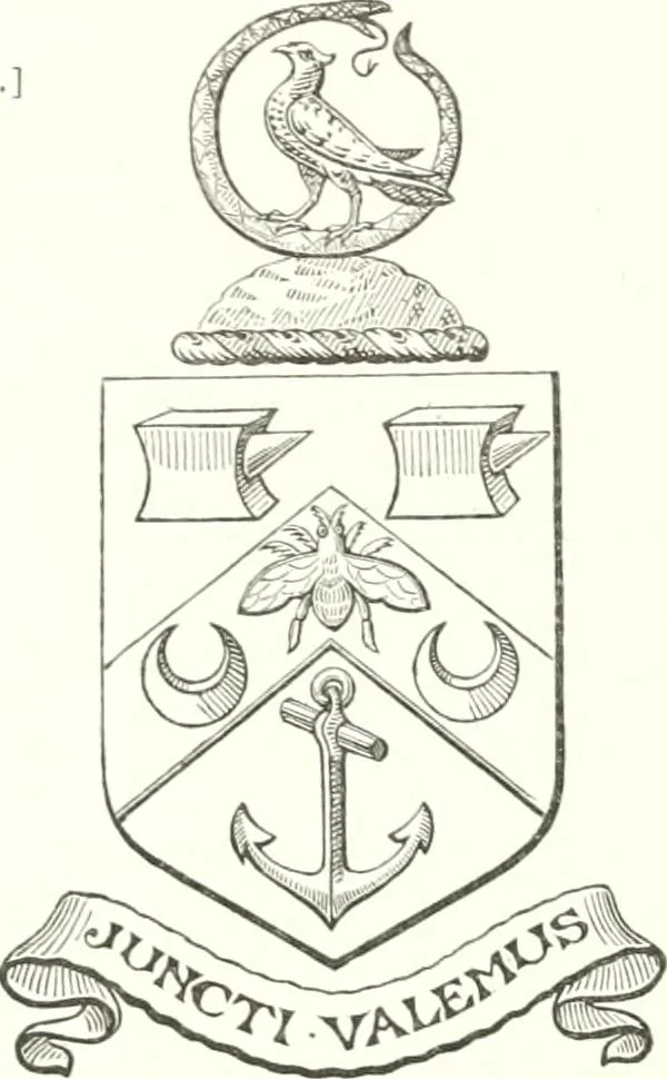 An illustration from Visitation of England and Wales, 1893, leaf 17
