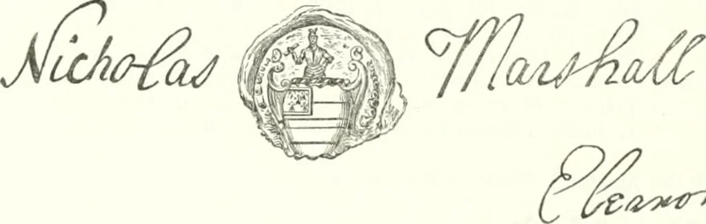 An illustration from Visitation of England and Wales, 1893, leaf 39