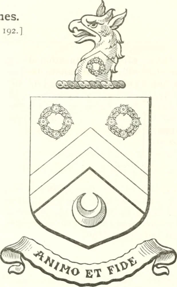 An illustration from Visitation of England and Wales, 1893, leaf 59