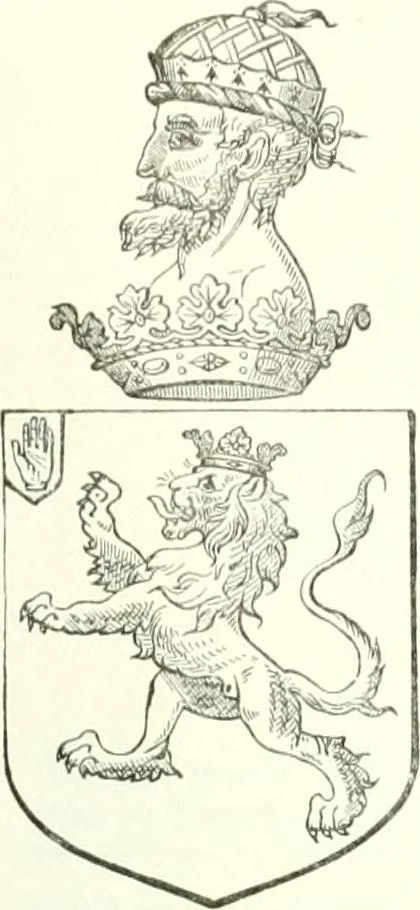 An illustration from Visitation of England and Wales, 1893, leaf 92