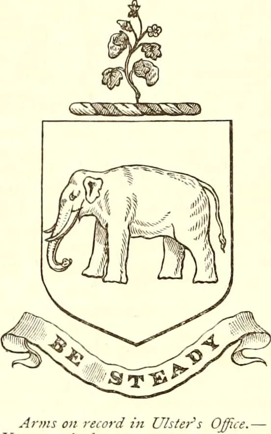 An illustration from Visitation of Ireland, 1897, leaf 103
