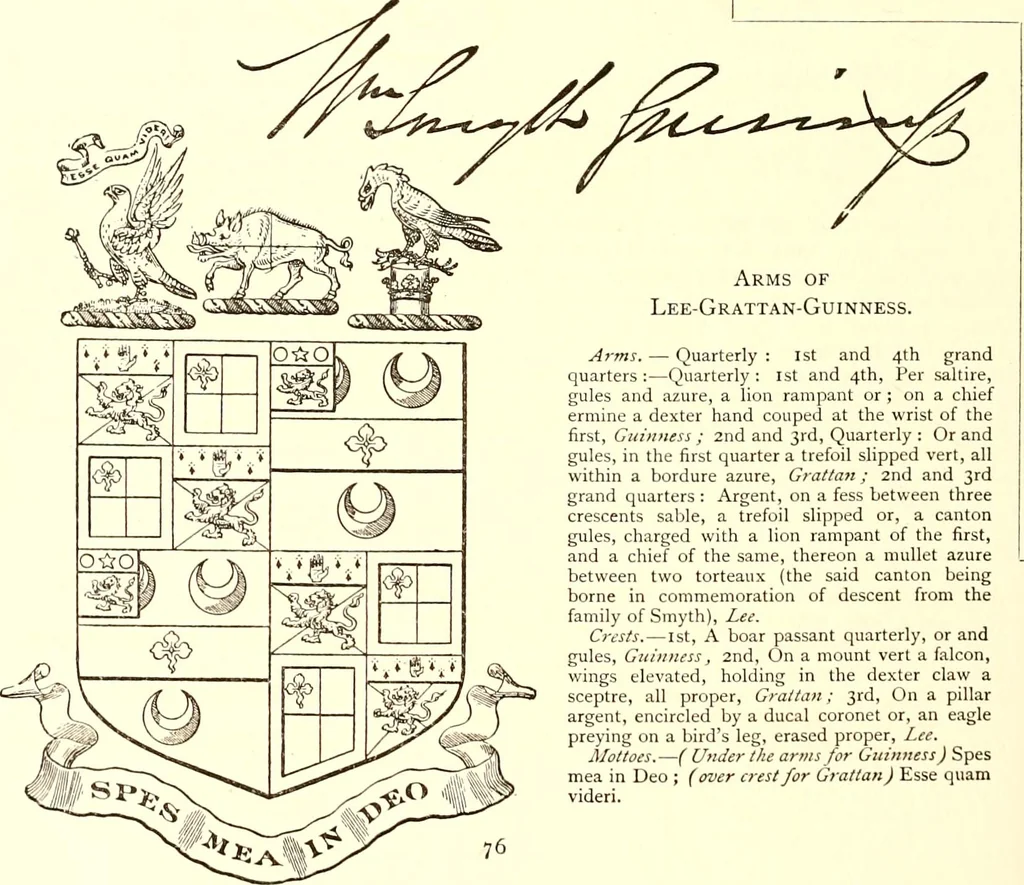 An illustration from Visitation of Ireland, 1897, leaf 111